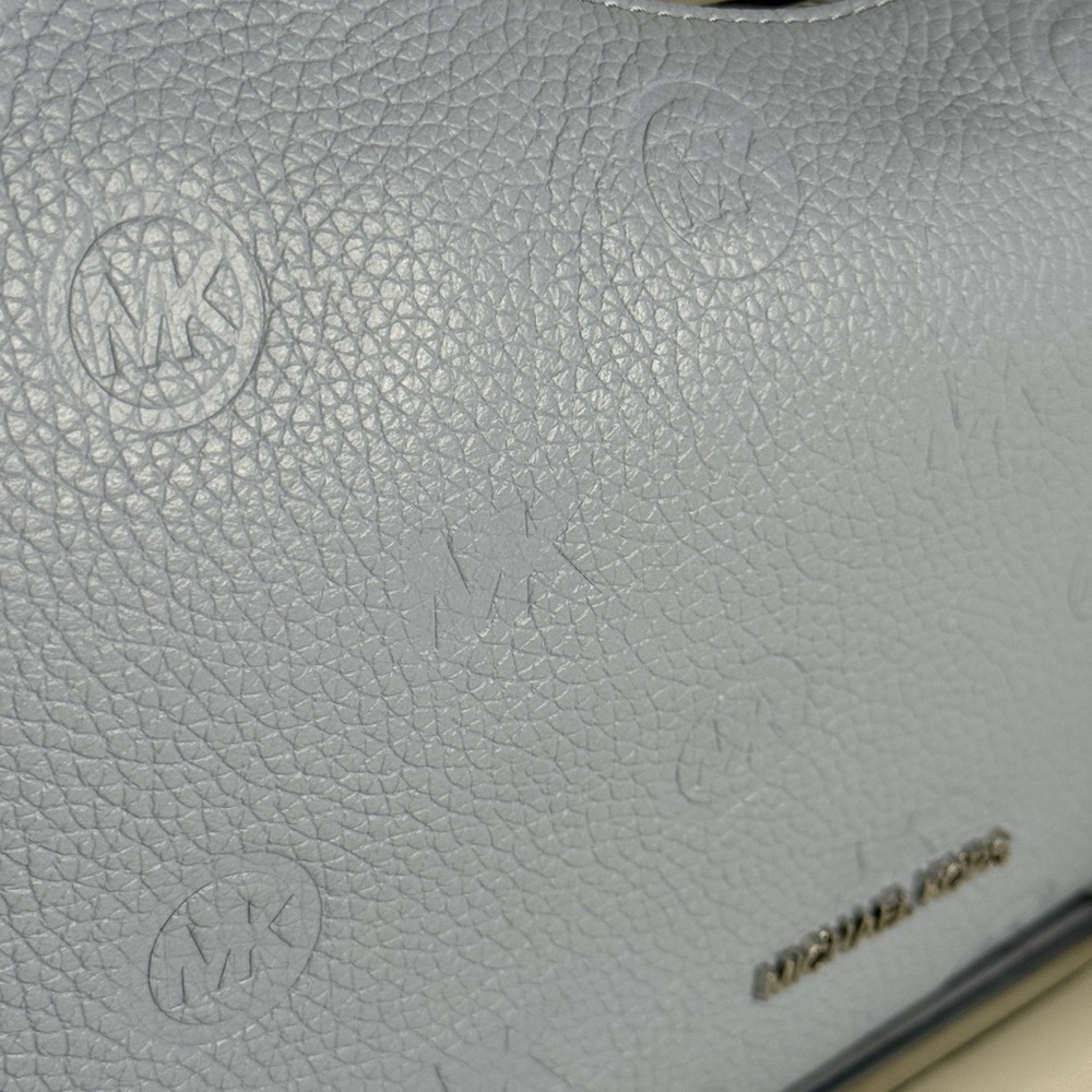 3 pcs Michael Kors CORA Large Zip Shoulder Crossbody Bag, Wallet & Purse Hook - Picture 10 of 11